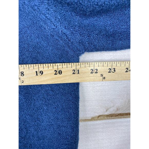 Cabelas Jacket Womens L Blue Embroidered Button Up Long Sleeve Wool Cotton Blend - Picture 7 of 12